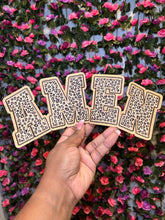 Leopard Print Amen Chenille Patch